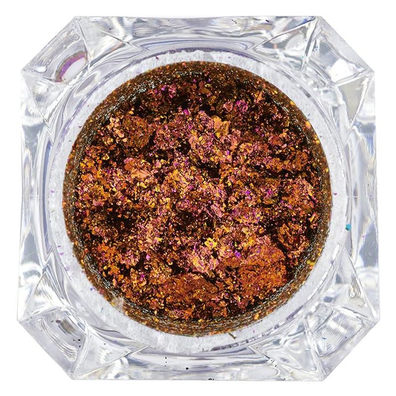 Duochrome Flakes Pink Copper
