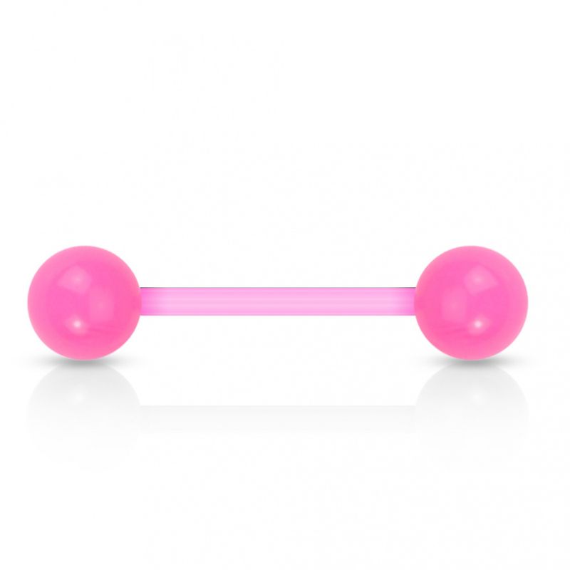 Acrylic Barbell Pink