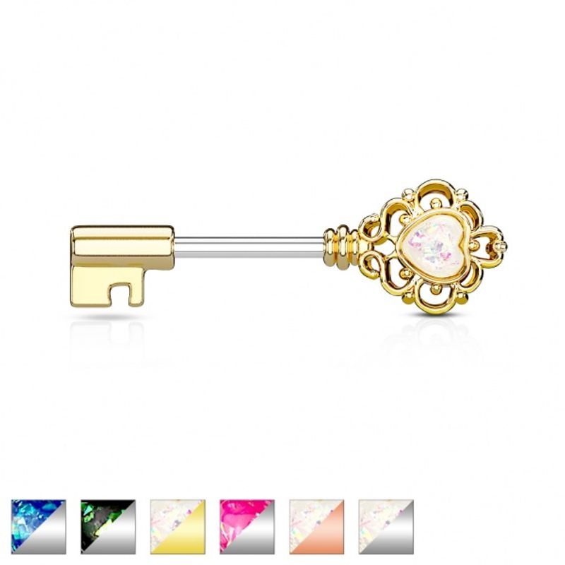 Opal Key Nipple Bar