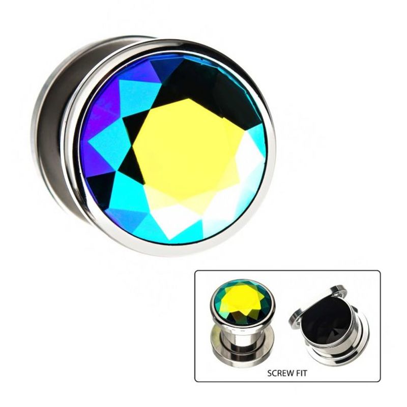 Cubic Zirconia Screw-fit AB