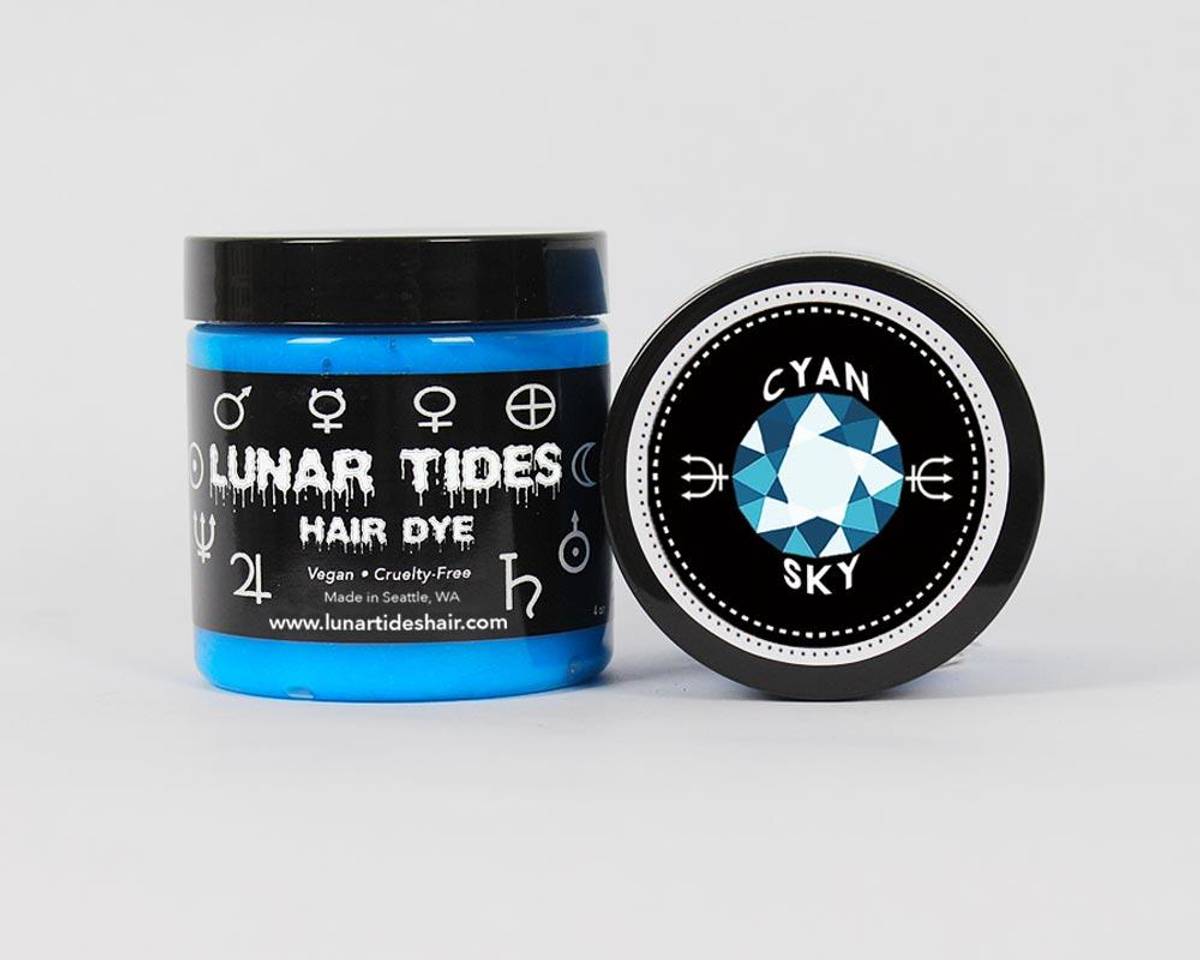 Lunar Tides Cyan Sky