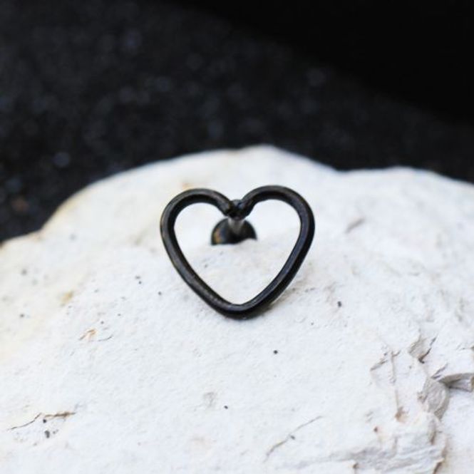 Hoofdbeeld Love Heart Barbell Black