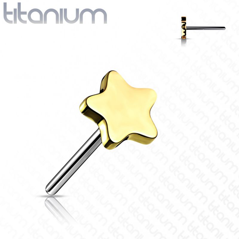 Small Star Push-fit Gold