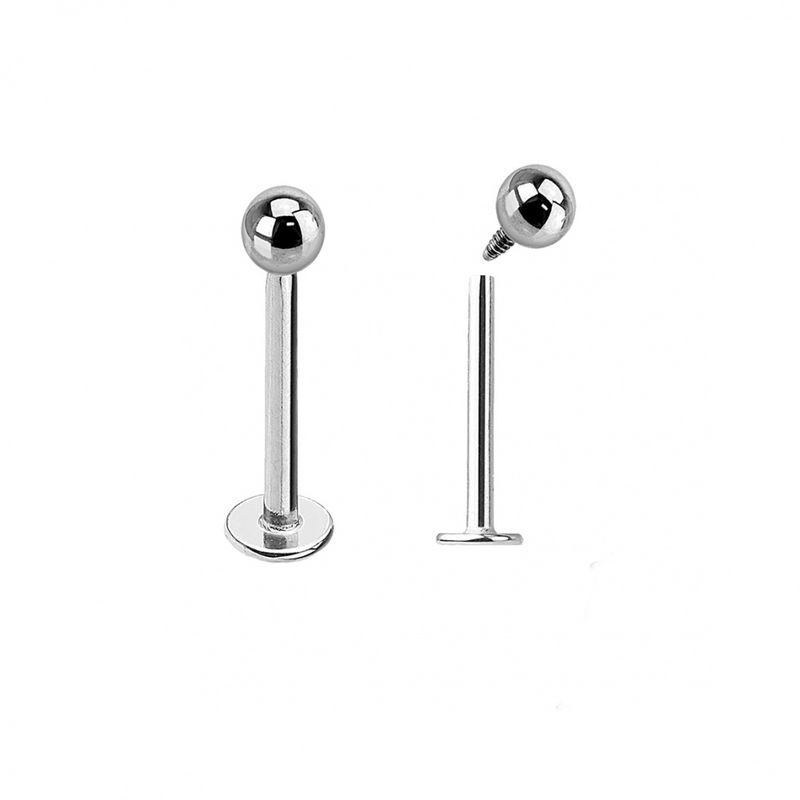 Internally Threaded Labret with Ball 1,6mm