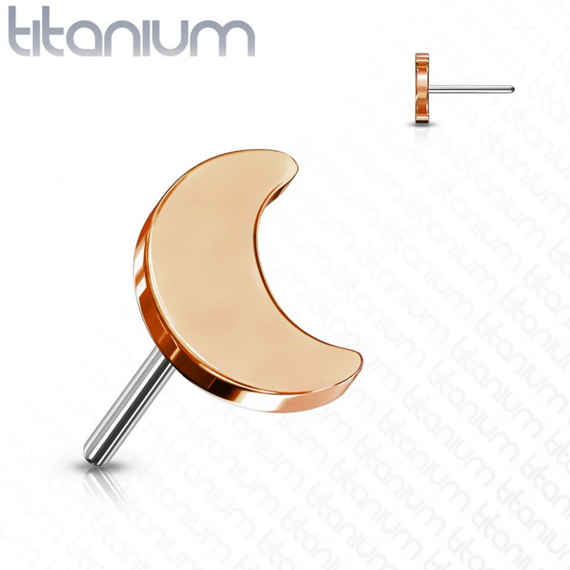 Small Moon Push-fit Rose Gold