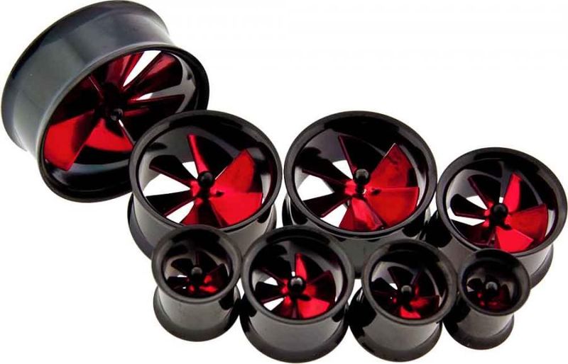 Pinwheel Tunnels Black