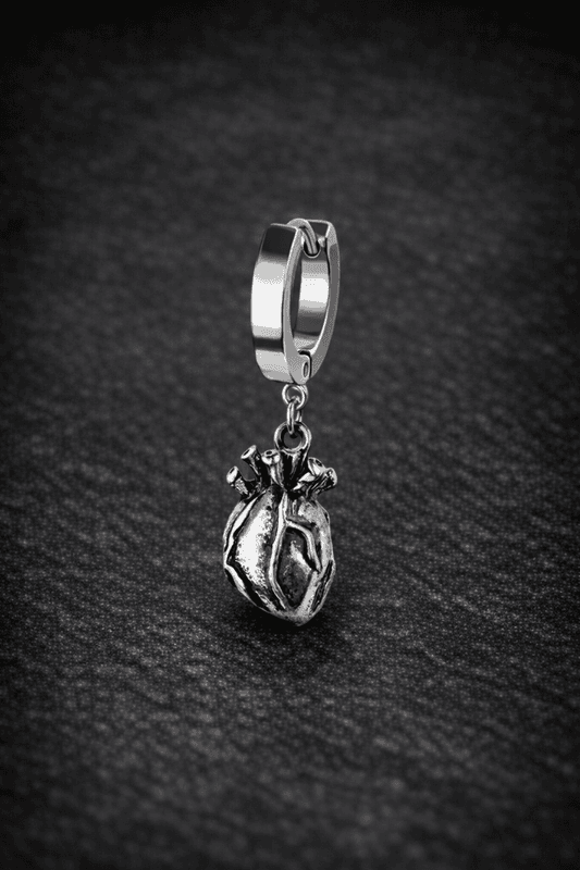 Hoop Earring Mortal Heart