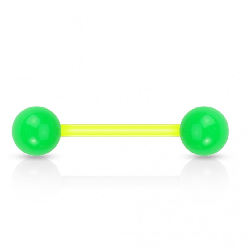 Acrylic Barbell Green