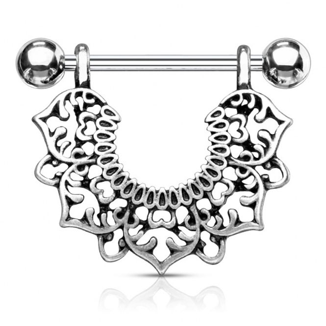 Hovedbilde Filigree Flower Dangle Nipple ...