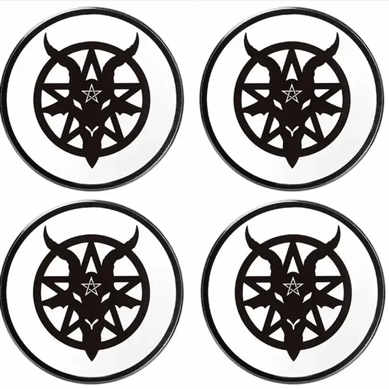 Baphomet Coaster Set 4 