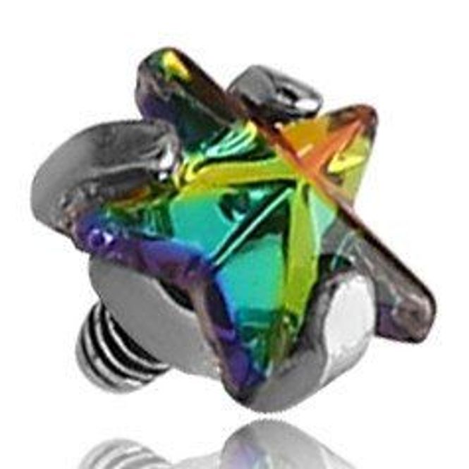 Hoofdbeeld Dermal 3d Star Green Holo