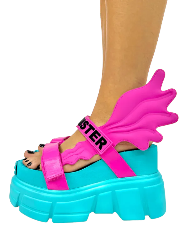 Monster Siren Hot Pink/Teal