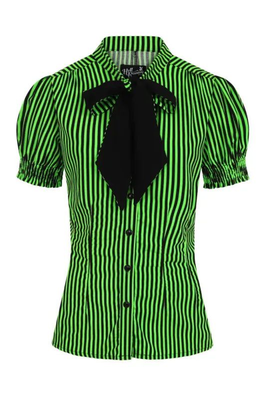 Humbug Blouse Neon Green