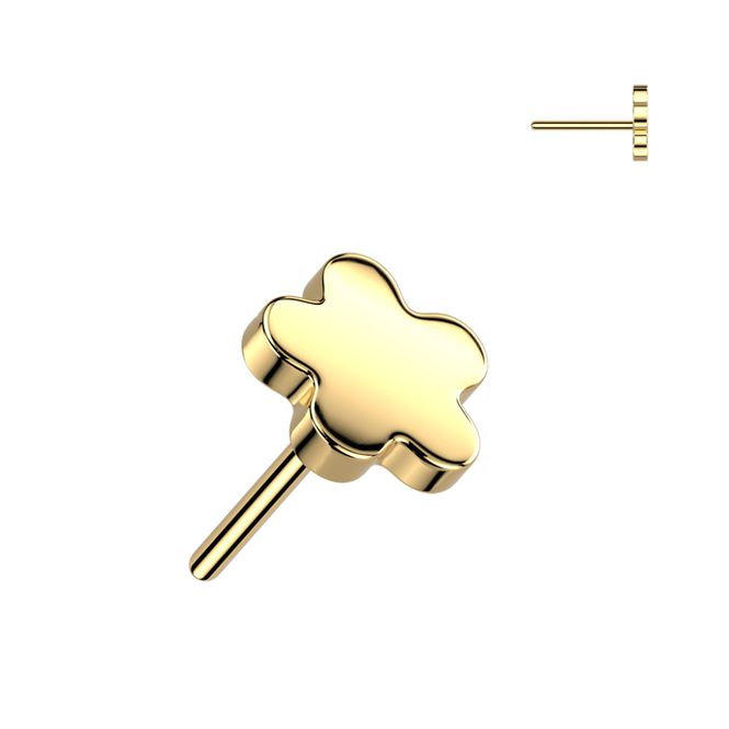 Hovedbilde Small Flower Push-fit Gold