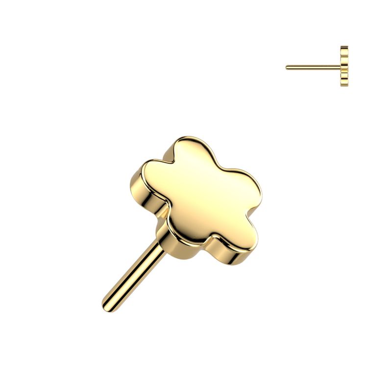 Small Flower Push-fit Gold