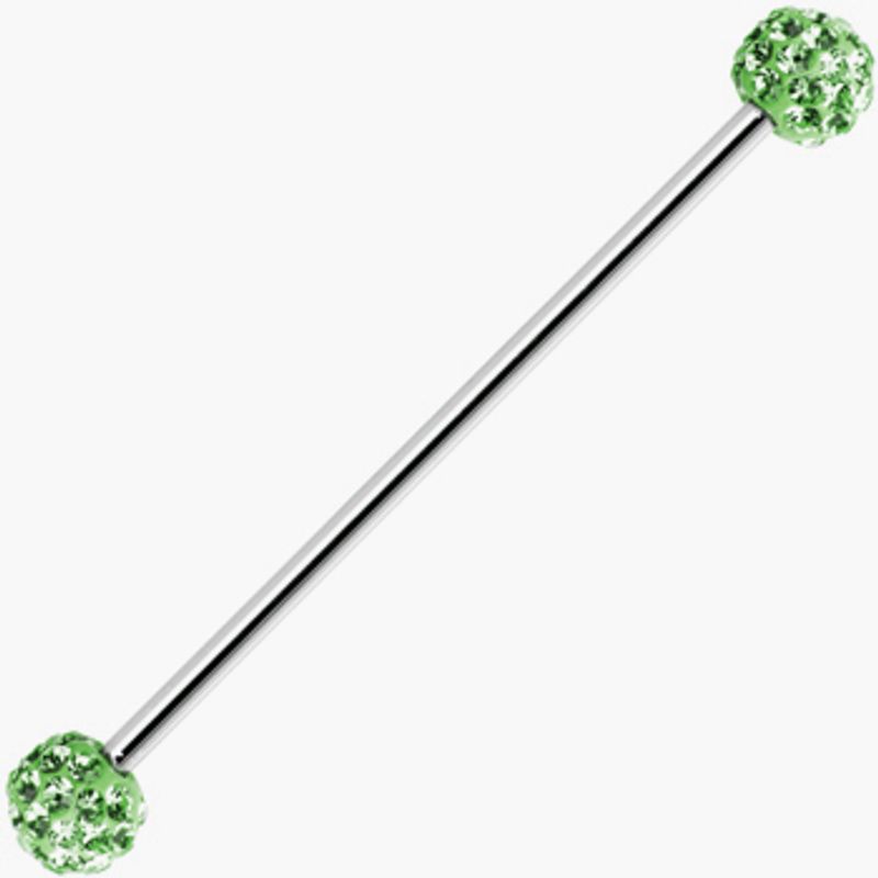 Industrial Barbell Epoxy Green