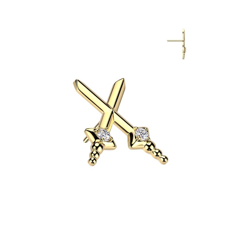 Lanas Swords Push-fit Gold