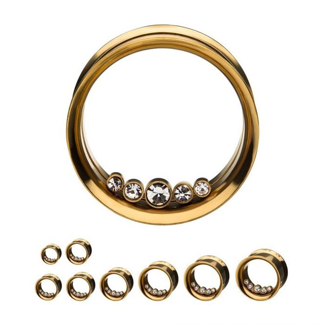 Hovedbilde 5 Bezel Clear Gems On Inner ...