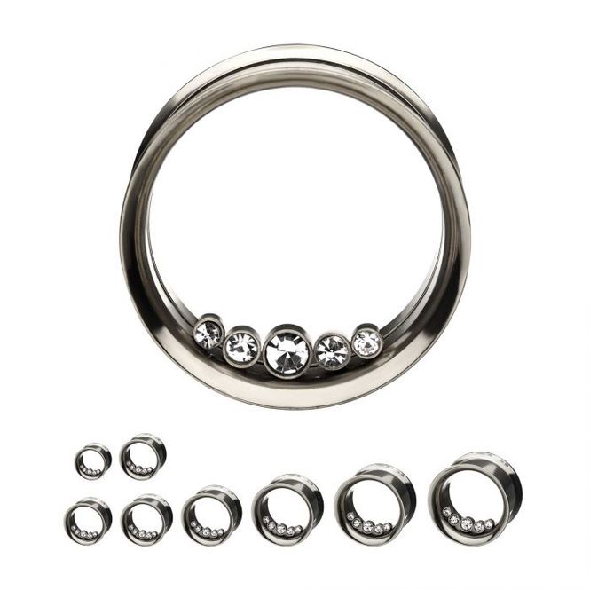 Hovedbilde 5 Bezel Clear Gems On Inner ...