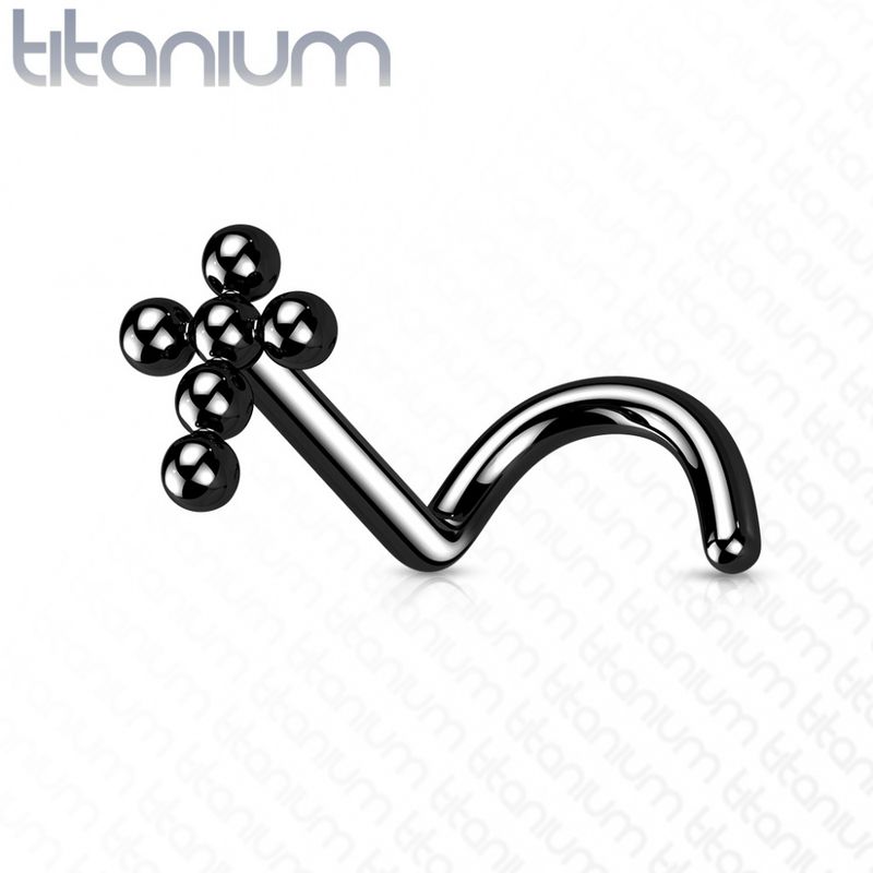 Nose Screw Cross Black
