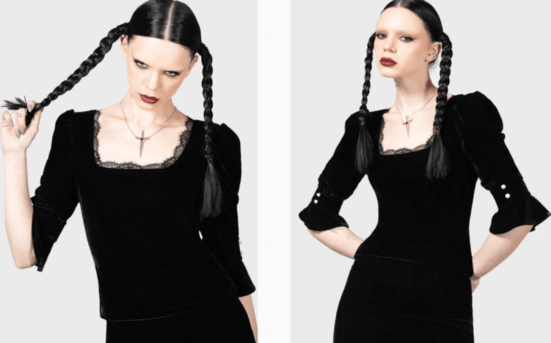 Dottie Dottie Velvet Top