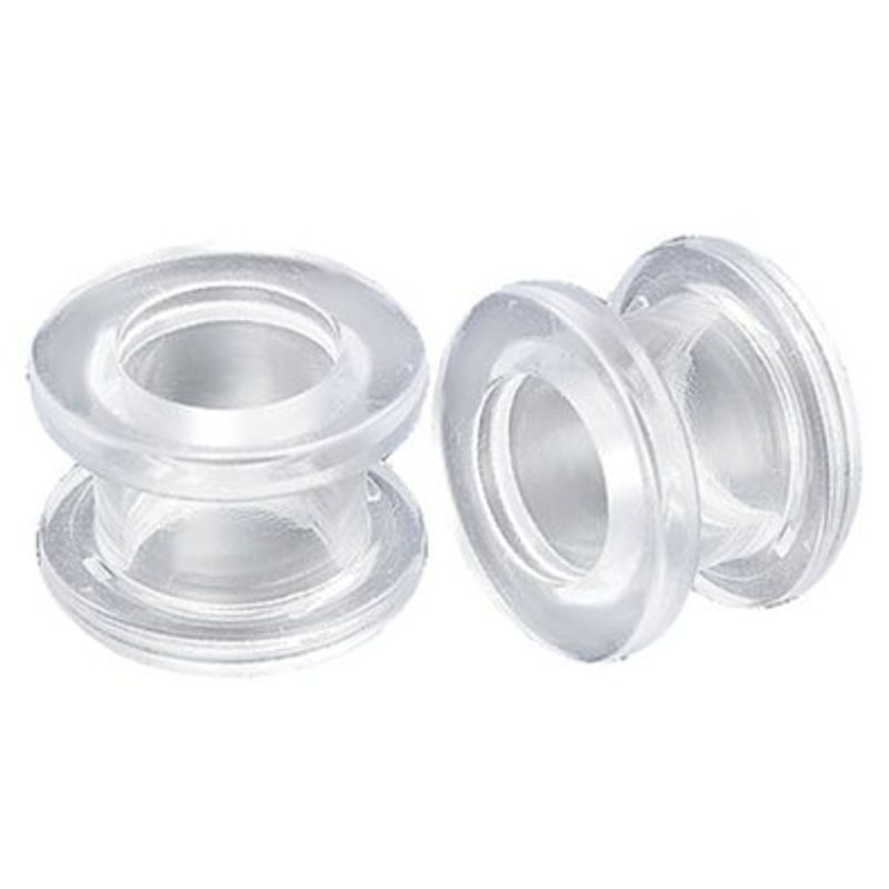 Screw-Fit Akryl Tunnel Clear