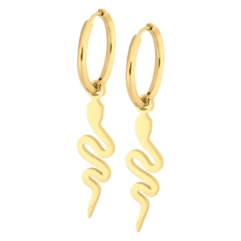 Little Snake Earrings Gold