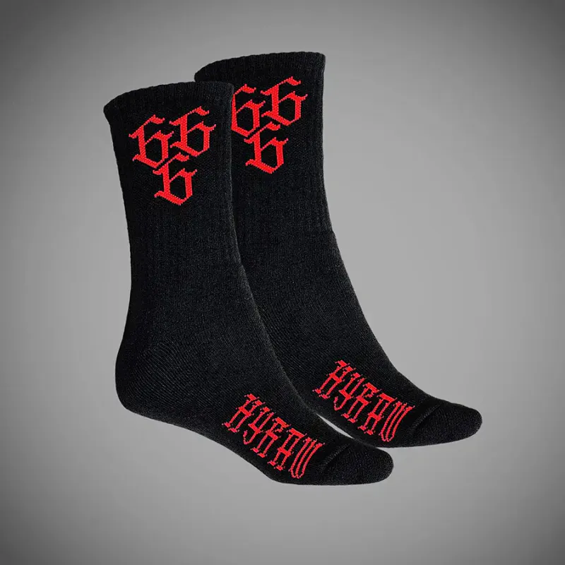 666 Classic Socks Red