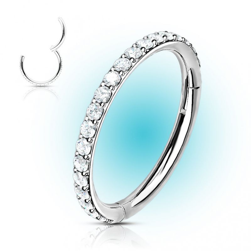 Embla Hinged Segment Ring Clear