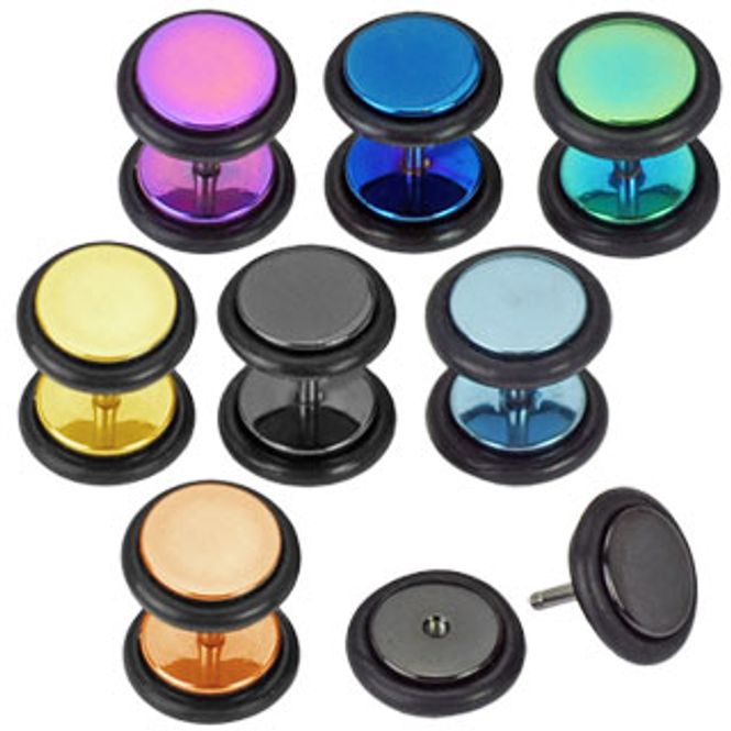 Hovedbilde Fake Plug Titanium Colors
