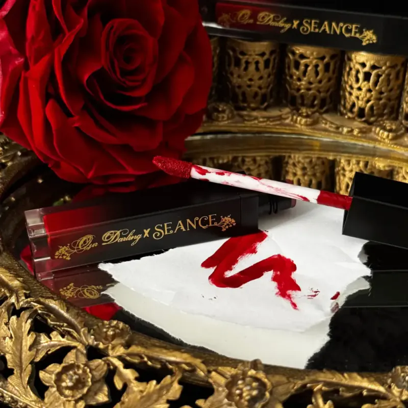 Velvet Seance lipstick- classic red