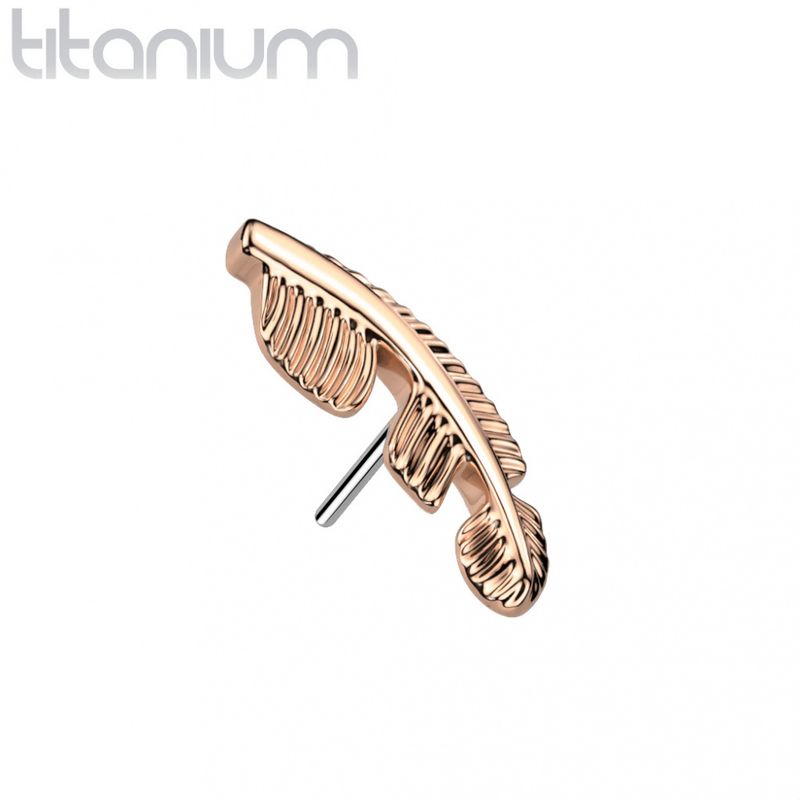 Feather Push-fit Rose Gold