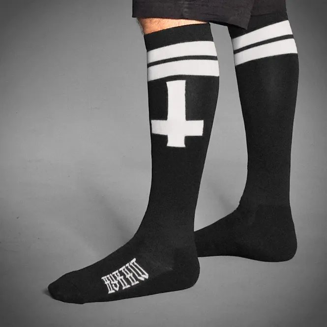 Hovedbilde Cross Black Knee Socks