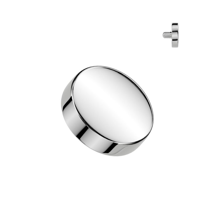 Disc Internally Threaded Flat Top 