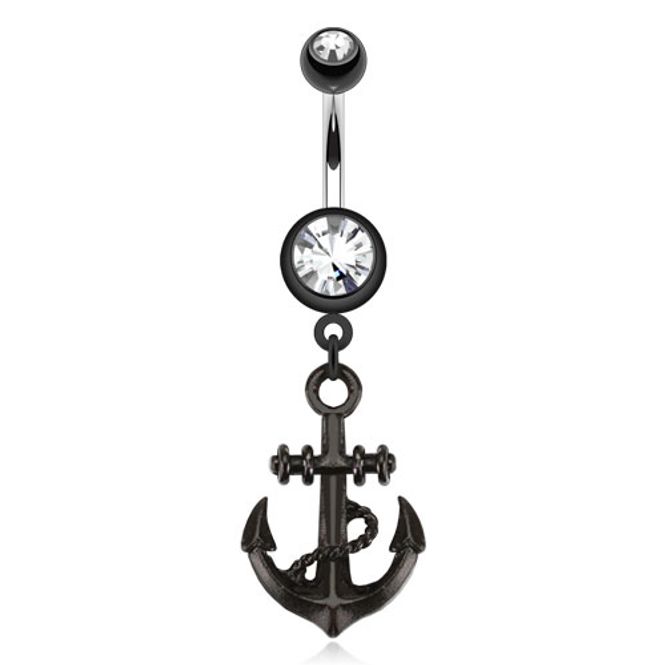 Main Image Anchor Belly Ring 