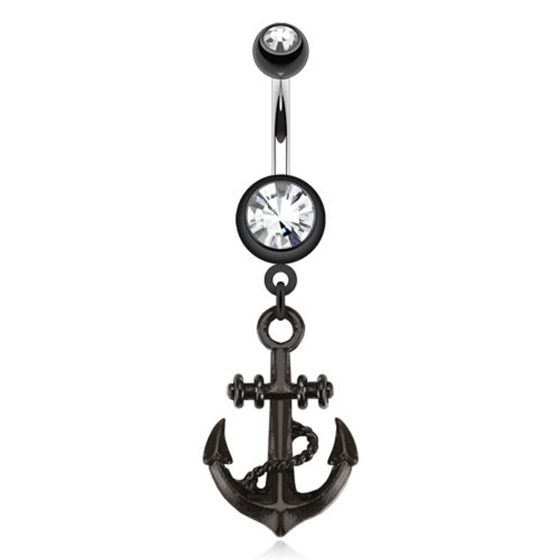 Anchor Belly Ring 