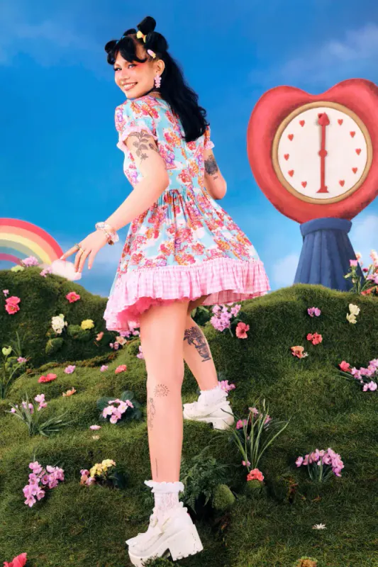Picnic Bear Mini Dress