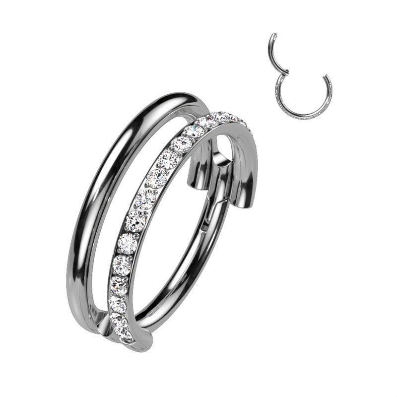 1mm Aperta Double Hinged Ring 