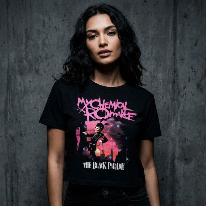 Main Image My Chemical Romance Crop Top ...