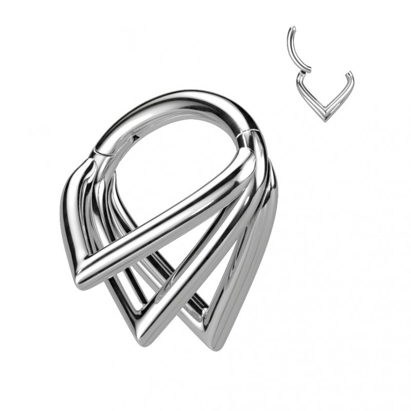 Zelda Triangle Triple Hinged Ring