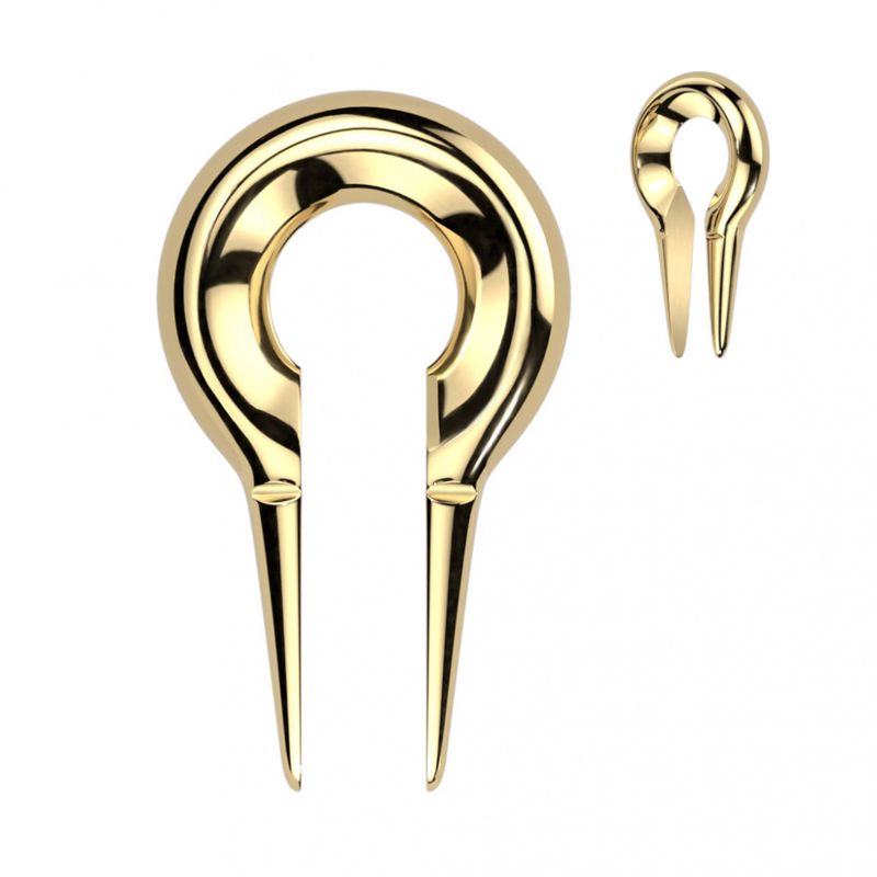 Kali Keyhole Weight Hanger Taper Gold