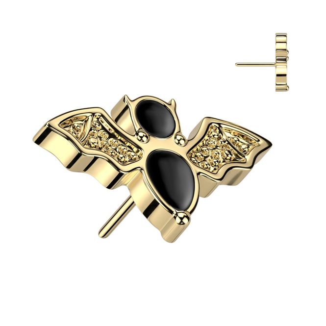 Main Image Bat Push-fit Gold