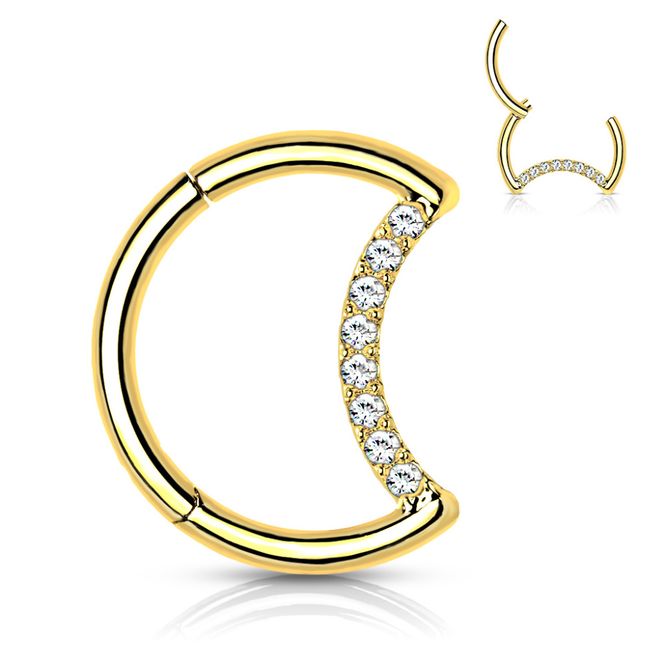 Main Image Moon Shape Crystals Hinged ...