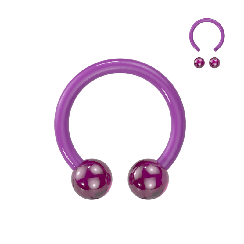 8mm Acrylic Flexible Circular Barbell 