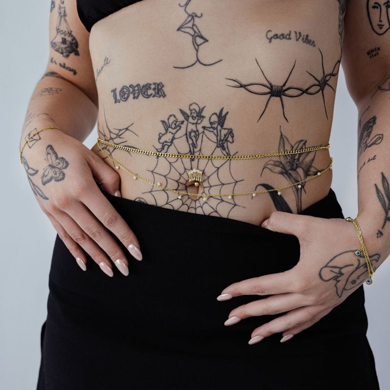 Lana Rain Chandelier Belly Ring 
