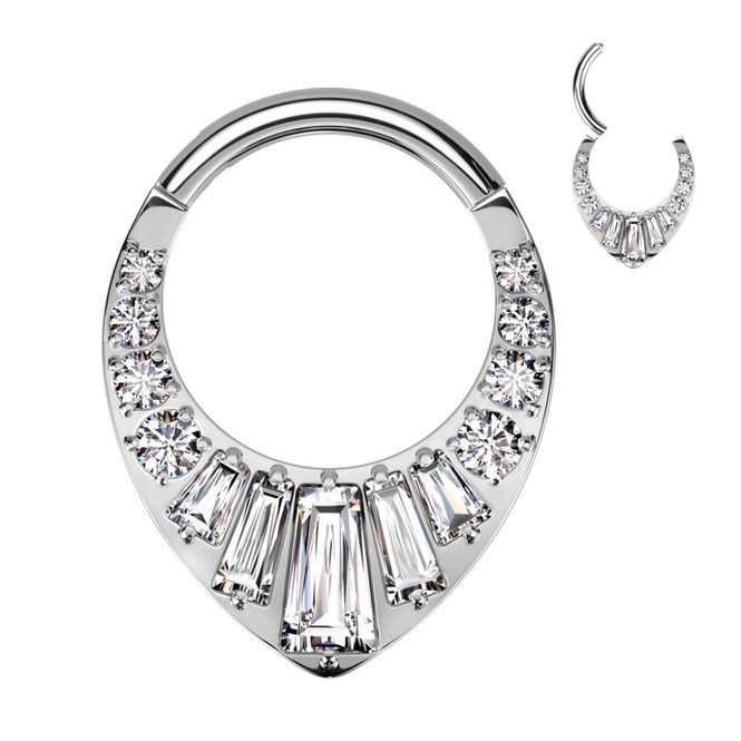 Hovedbillede Queen Emia Hinged Ring Clear