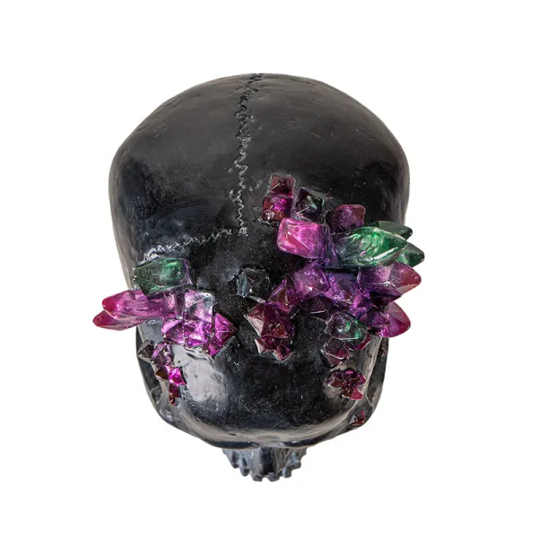 Hovedbilde Black Skull With Crystals 