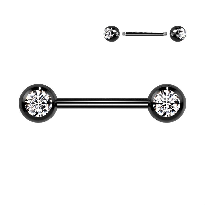 Ara Nipple Barbell Black