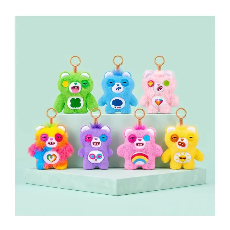 Blind box  Fuggler Care Bears Plush Bag Charm