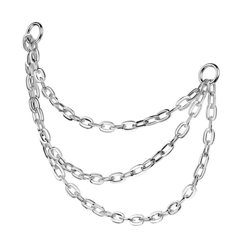 Triple Connector Chain Gold